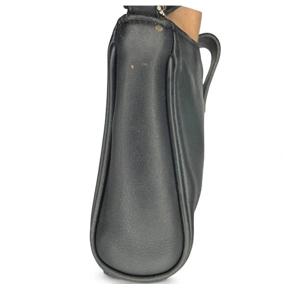 Vintage COACH 9818 East West Penelope Black Leather Nickel Crossbody Costa Rica - Picture 8 of 16